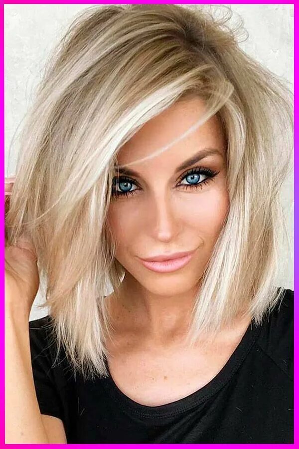 Прически светлые волосы женские Stylish Short Blonde Haircuts and Hairstyles ideas for Womens with Long Face in 