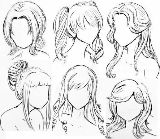 Прически туториал длинные Pin by сlinteastwood on chardiz and setting Drawing hair tutorial, How to draw h