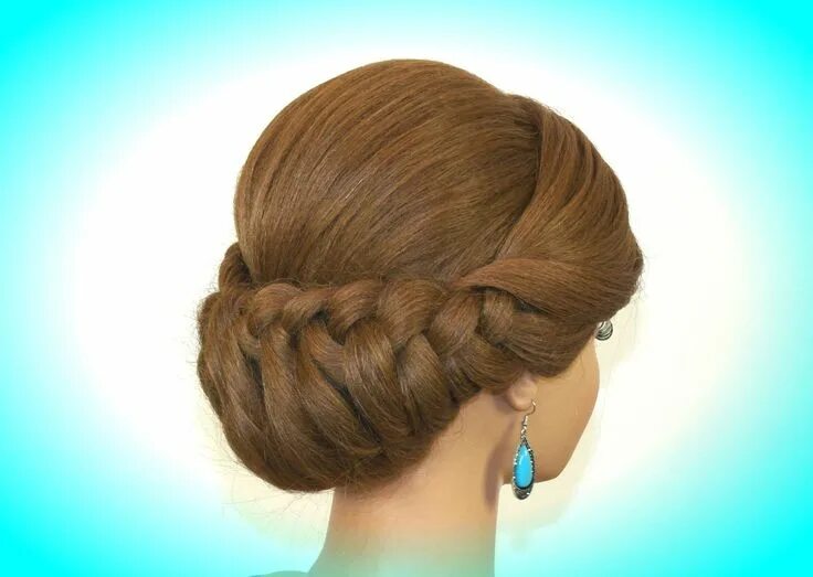 Прически учителей Holiday Braided Updo Hairstyle for Long Hair. Thanksgiving Hairstyle Braided hai