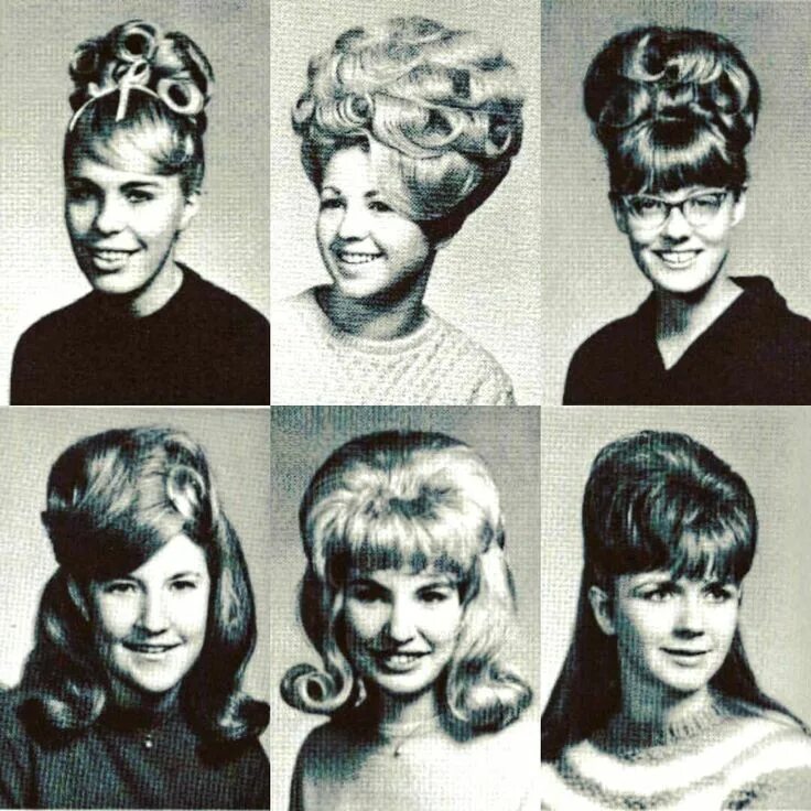 Прически в 70 годах девушек с названием Pin by J T on hair in 2019 Vintage hairstyles, Bouffant hair, Retro hairstyles