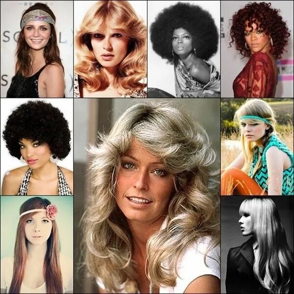 1970s Hairstyles for Short Hair 1970s hairstyles, 70s hair, Disco hair