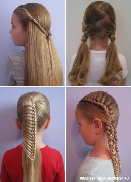 10 Причесок в Школу на 1 Сентября. 10 Hairstyler for School - YouTube