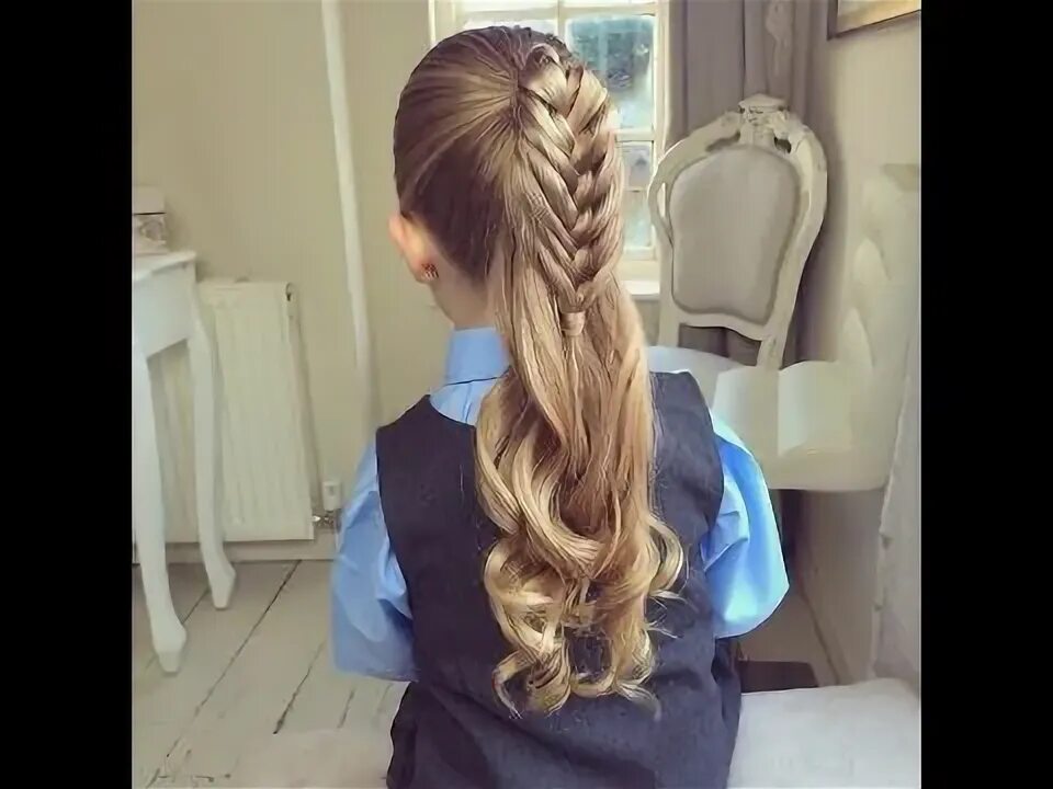 Прически в школу для старших классов Half Birdcage Braid by SweetHearts Hair Design - YouTube in 2019 Hair designs, S