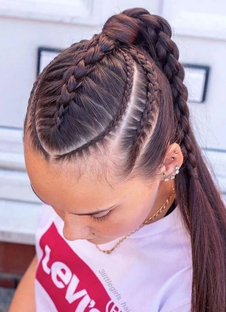 Прически в школу косички Pin en Braid Hairstyle Design Ideas