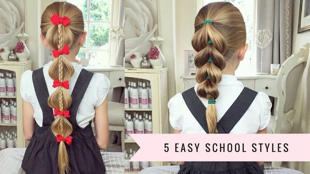 Прически в школу пинтерест 5 Easy School Hairstyles by SweetHearts Hair - YouTube