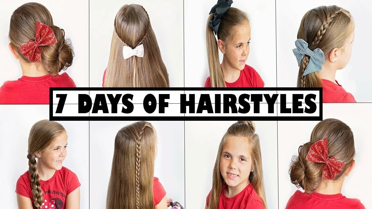 Прически в школу с челкой 1 Minute Hairstyles - 60 Second Heatless Hairstyles Easy for School - YouTube