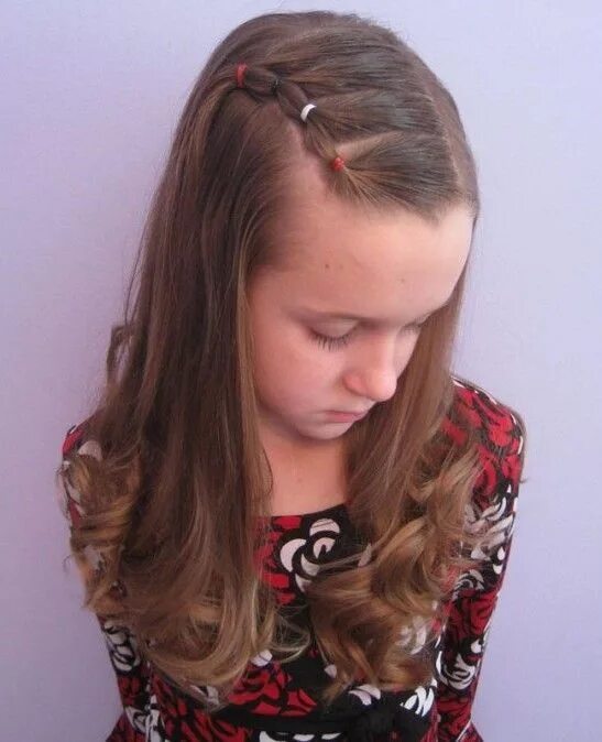 Прически в школу с длинной челкой Pin on Girl Hairstyle