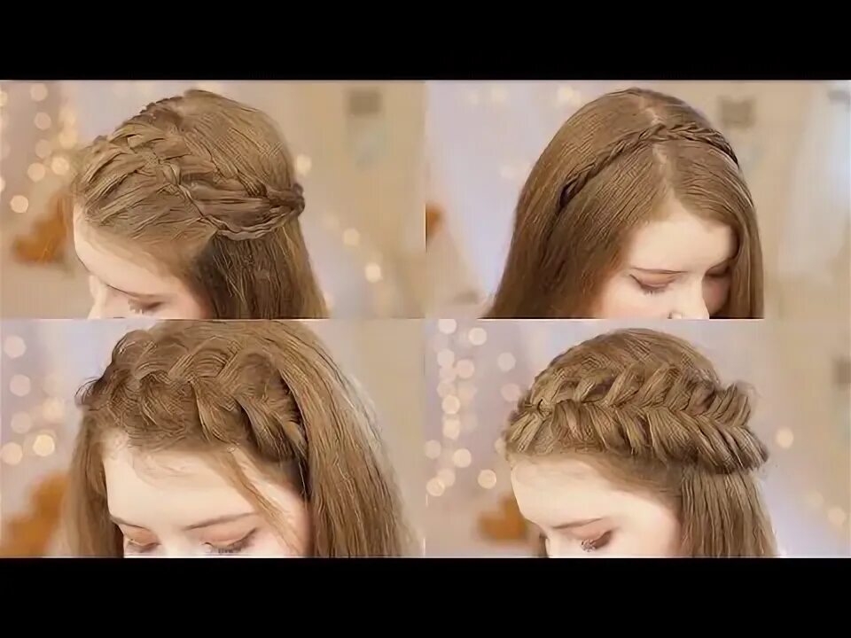 Прически в школу видео 5 Headband Braids Back to School Hairstyles - YouTube Rope braided hairstyle, Ha