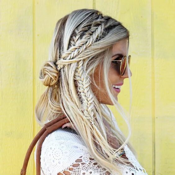 Прически в стиле бохо на средние 30 Festival-Ready Braided Hairstyles to Inspire Your Look in 2024 Long hair styl