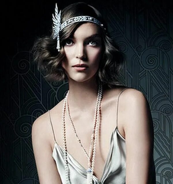 Прически в стиле гэтсби женские great gatsby women's fashion - Google Search Gatsby hair, Flapper hair, Great ga