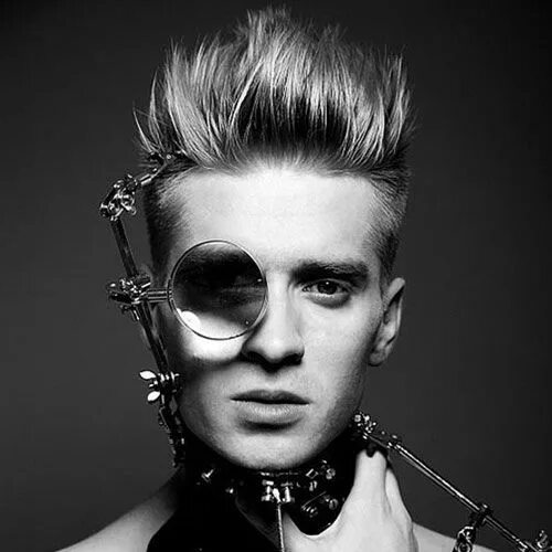 Прически в стиле панк мужские 21 Punk Hairstyles For Guys Punk hair, Steampunk hairstyles, Hair styles