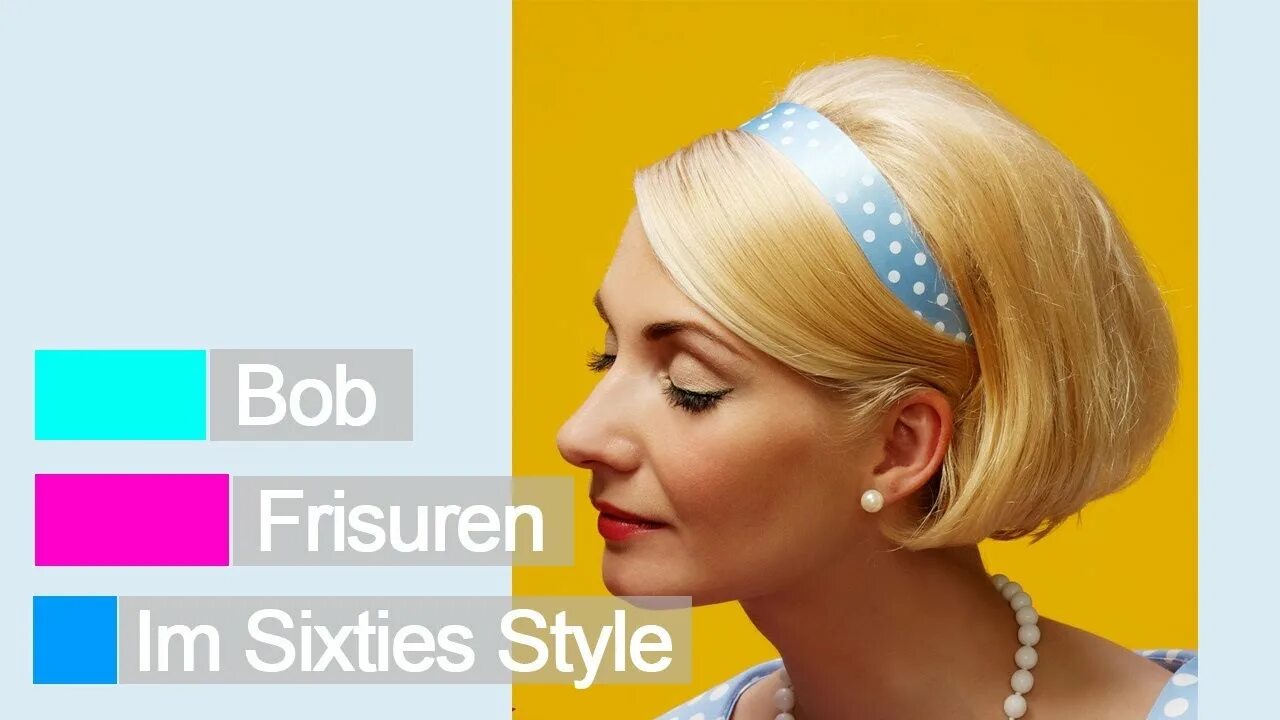 Прически в стиле стиляги короткие волосы Bob Frisuren Im Sixties Style Ideen - YouTube