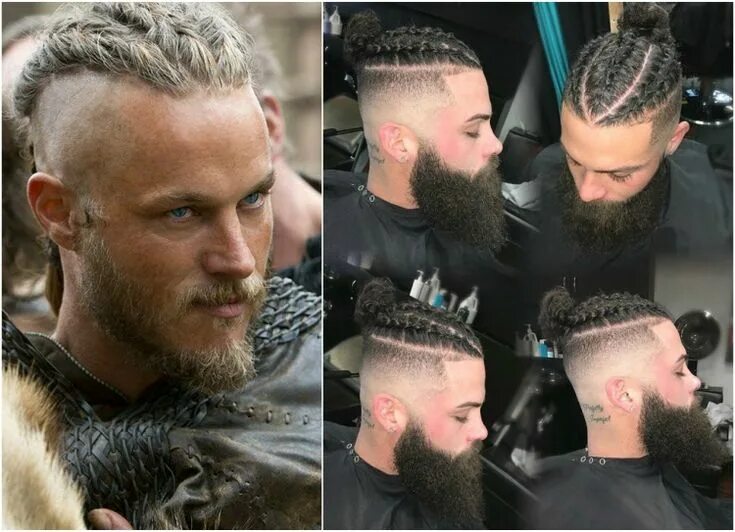 Прически в стиле викингов мужские wikinger frisuren undercut sidecut flechten ragnar lothbrock #frisuren #hairstyl