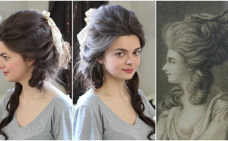 Прически векам Georgiana Cavendish Victorian hairstyles, Historical hairstyles, Vintage hairsty