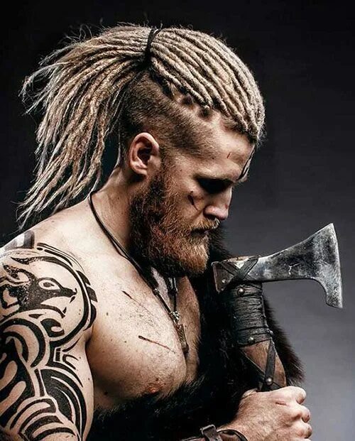 Прически викингов мужские 100 Epic Dreadlock Styles For Men (2021 Dreadlock Hairstyles) - Hairmanz Viking 