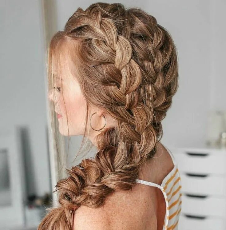 Прически волосы косички красивые Pin on Peinados, Moños y Trenzas Homecoming hairstyles, Hair beauty, Hair styles