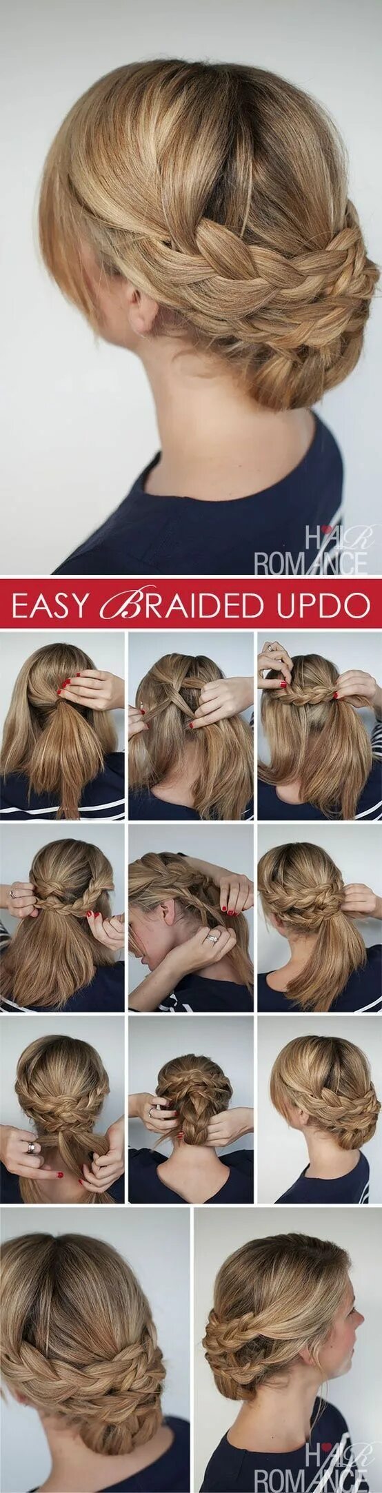 Прически волосы своими руками Hair romance, Braided hairstyles updo, Hair