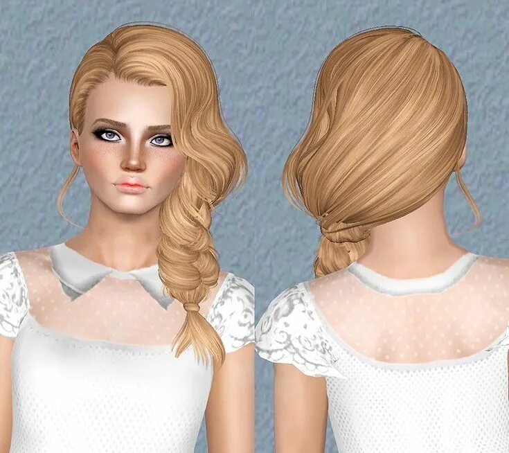 Прически все мечтают Skysims 97 hairstyle retextured by Chantel Sims - Sims 3 Hairs Sims, Sims 3, Sim