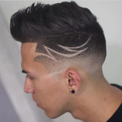 Прически выбрить мужской 21 Shape Up Haircut Styles Faded hair, Shaved hair designs, Undercut hair design