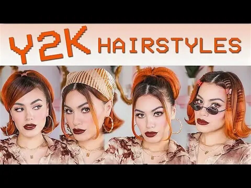 Прически y2k женские Y2K HAIRSTYLES (Early 2000s) - YouTube