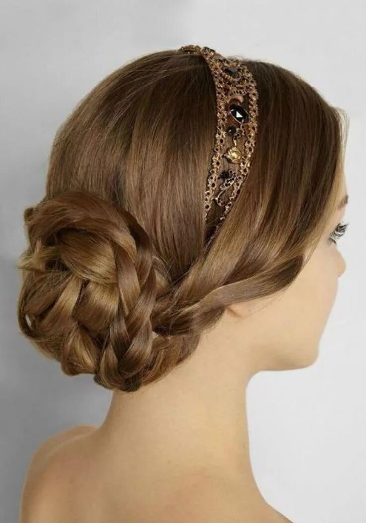 Прически закрывающие 75 idées coiffure pour les fêtes Headband hairstyles, Hair styles, Wedding hairs