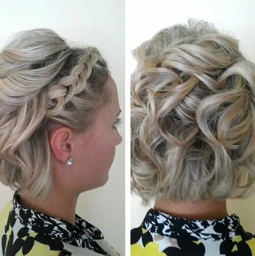 Прическу на каре на вечер 60 Gorgeous Updos for Short Hair That Look Totally Stunning Short hair updo, Sho