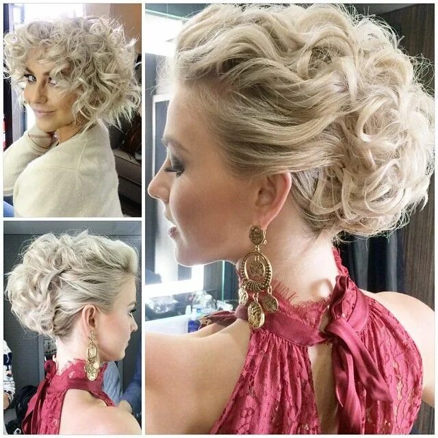 Прическу на короткие волосы на корпоратив Instagram photo by Riawna Capri * May 5, 2015 at 2:52pm UTC Short hair updo, Hai