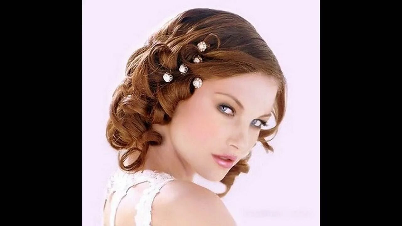 Причесок подходящих для волос Todas las tendencias peinados para boda pelo corto - YouTube