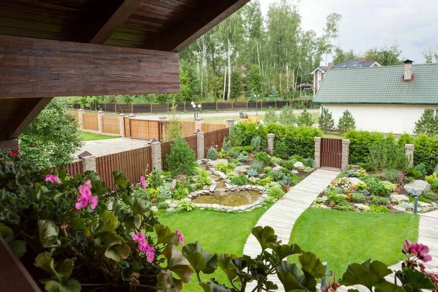 Придомовой участок фото Modern Garden Decor And Landscape Ideas Современные сады, Современный ландшафтны