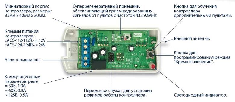 Приемник охранной сигнализации rr 2r схема подключения Тревожная кнопка (КТС) для охранной сигнализации