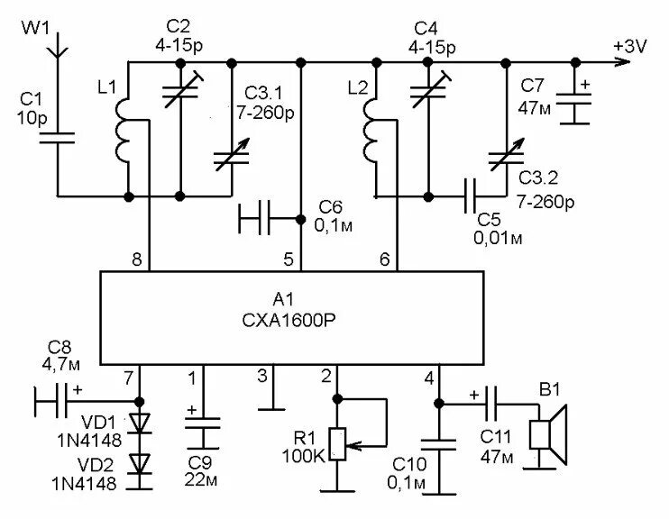 Приемники фм своими руками схемы КВ приемник на одной микросхеме CXA1600P - radiochipi.ru