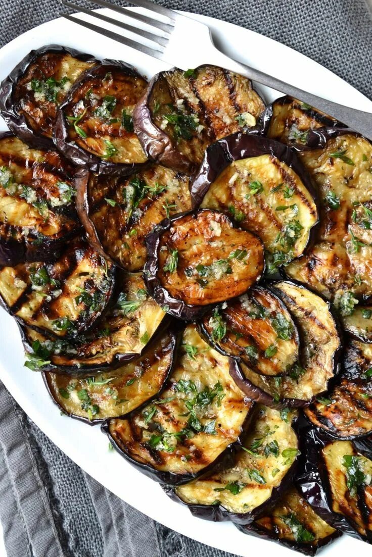 Приготовить баклажаны рецепты с фото Grilled Eggplant Every Last Bite Veggie dishes, Healthy recipes, Cooking