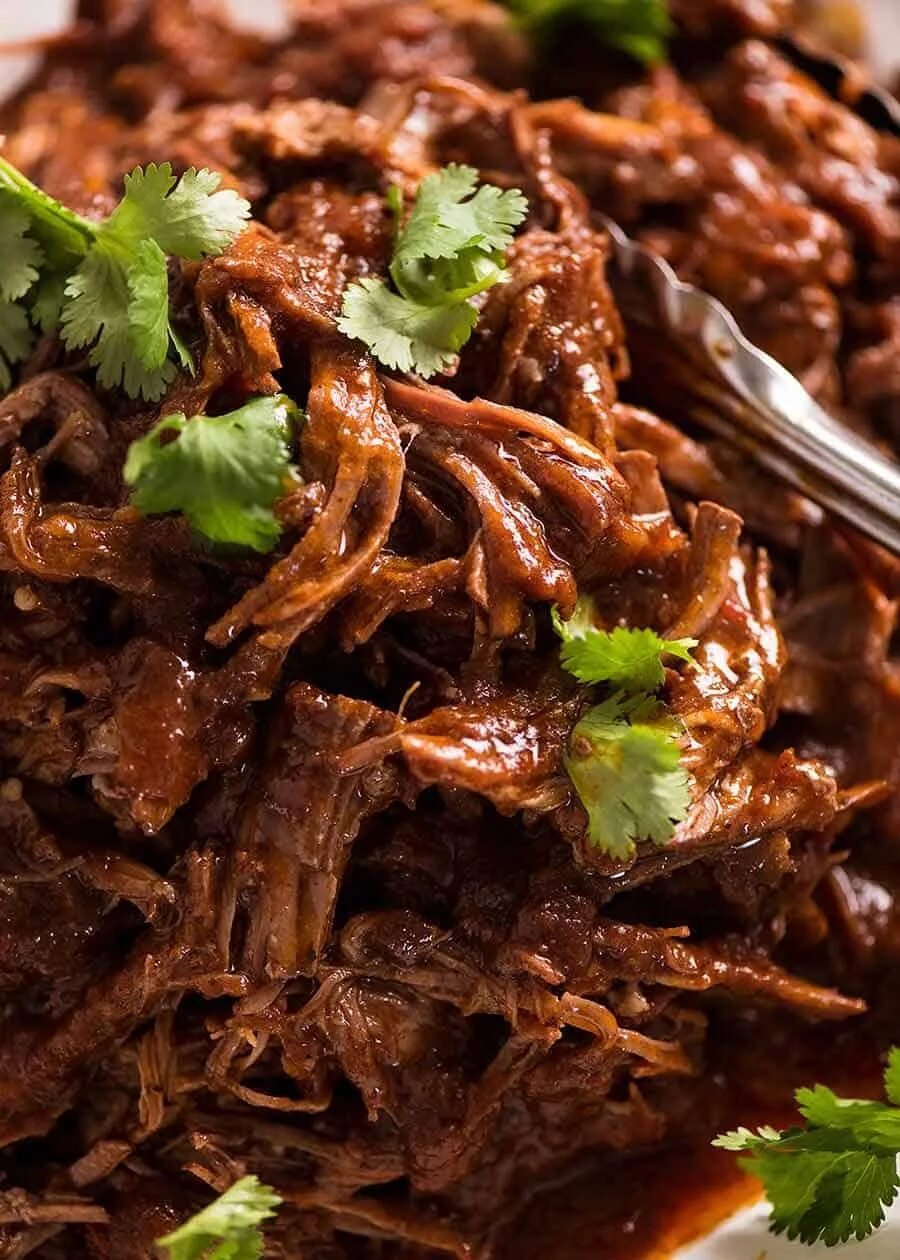 Приготовить говядину рецепты с фото Mexican Shredded Beef (and Tacos) Resep Makanan, Bbq