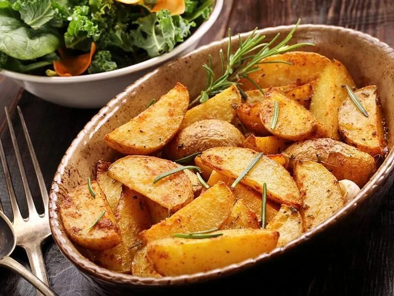 Приготовить картошку фото Recettes Pommes de terre au romarin SOSCuisine Recipe Vegetable recipes, Potato 