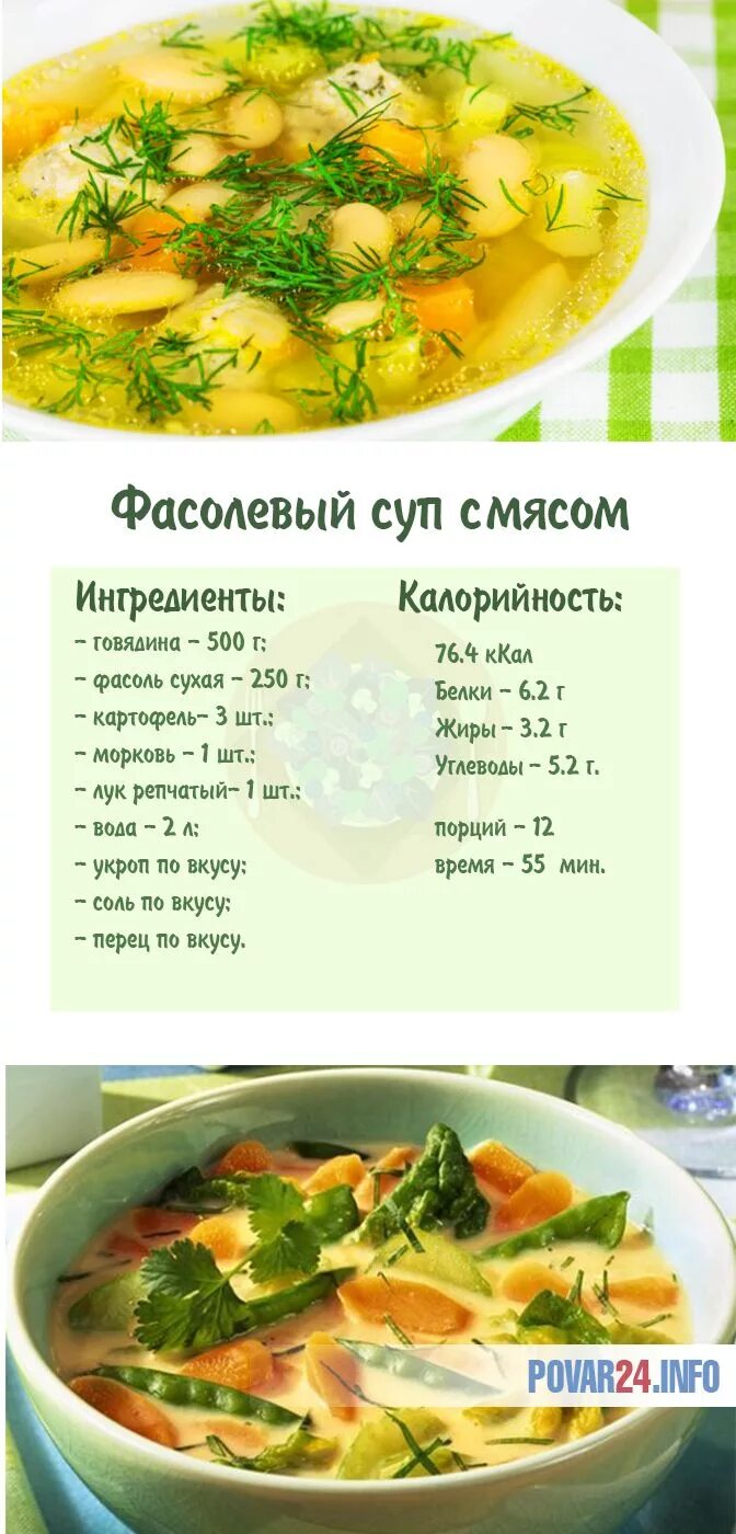 Приготовить супы рецепты с фото Суп фасолевый с мясом: рецепт с фото - как приготовить пошагово, в мультиварке и