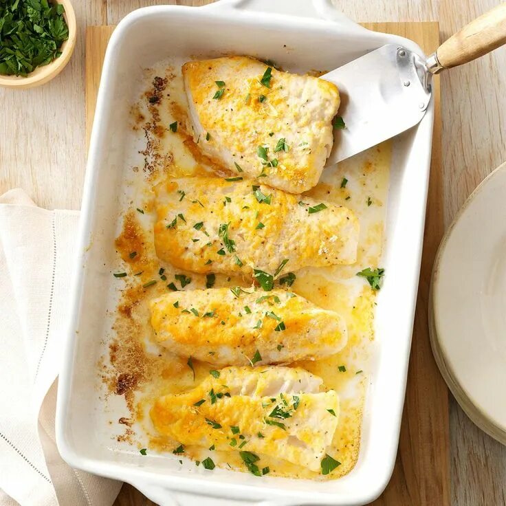 Приготовить треску в духовке фото рецепты Lemon-Parsley Baked Cod Recipe Baked cod recipes, Cod recipes, Baked cod