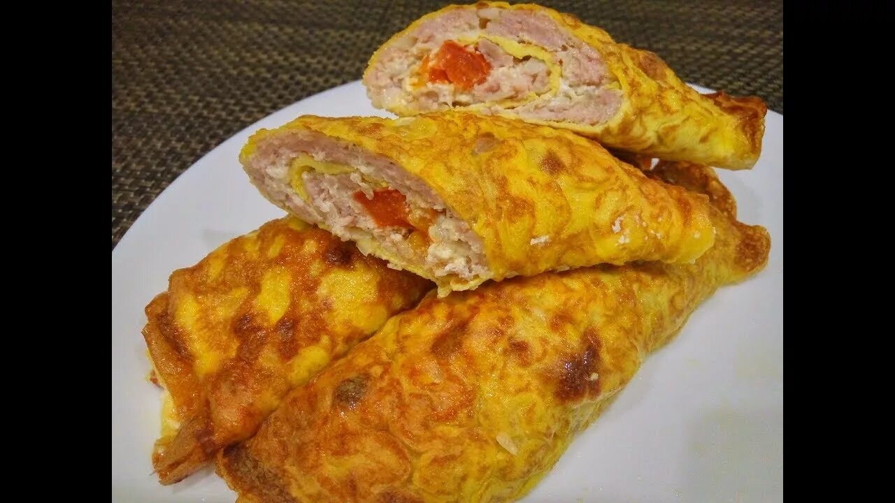 Приготовление бризоль с фото Вкуснотень на Ужин в Духовке/Ленивые Бризоли с Фаршем - YouTube