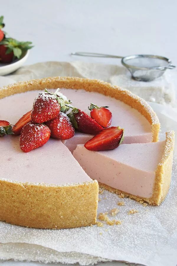 Приготовление чизкейка фото #RecipeoftheDay: Strawberry Cheesecake by Cup_Cake - "We all loved this cheeseca