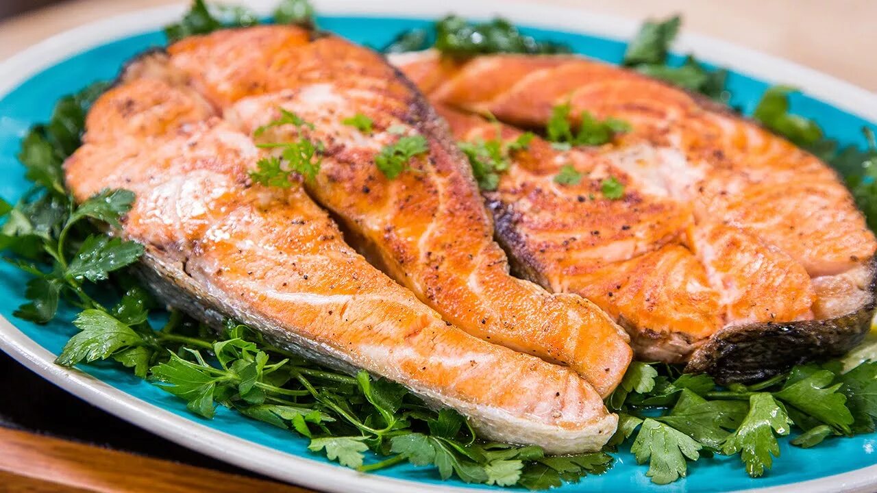 Приготовление форели рецепты с фото простые Home & Family - Learn to make a perfectly grilled Salmon Steak with Chef Fabio V