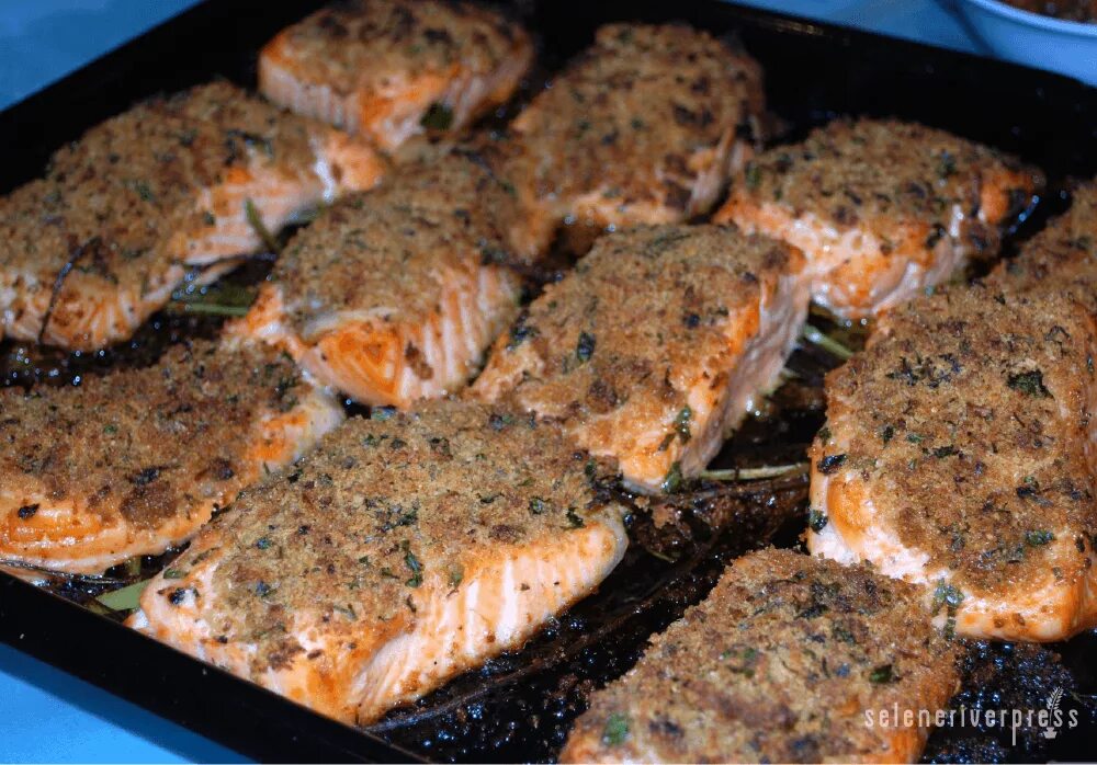 Приготовление форели в духовке фото Chef's Secret to Crunchy Fish Crust: Pistachio-Crusted Salmon, Halibut, or Orang