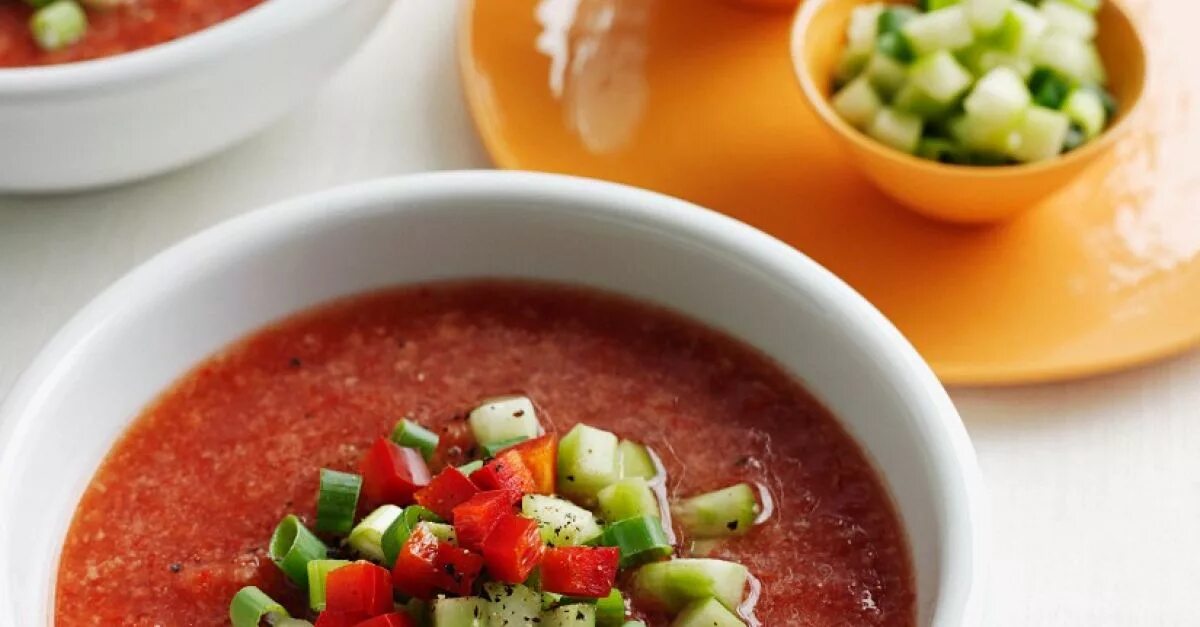 Приготовление гаспачо рецепт с фото Gazpacho Soup recipe Eat Smarter USA