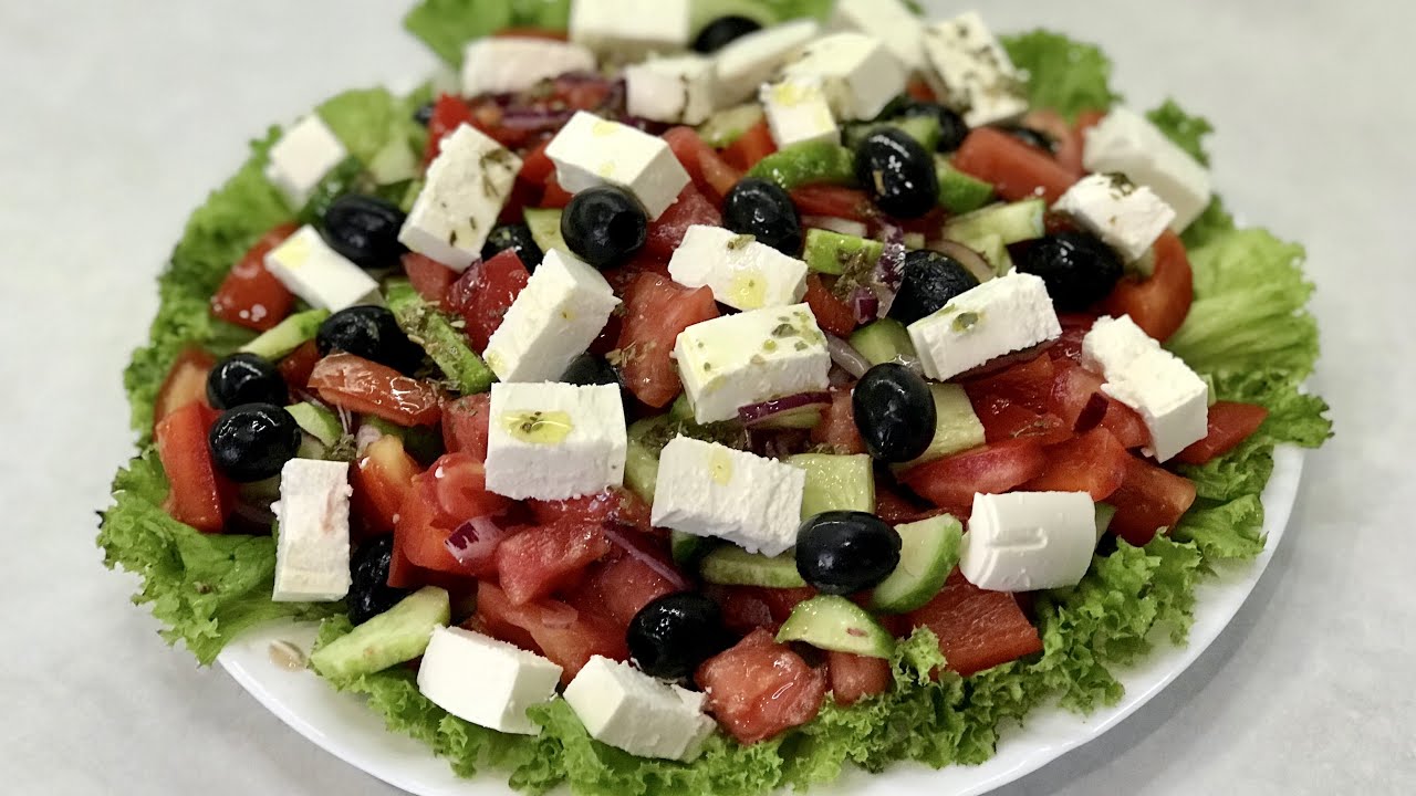 Салат Греческий / Греческий Салат (Очень Вкусно и Полезно) / Greek Salad / Прост