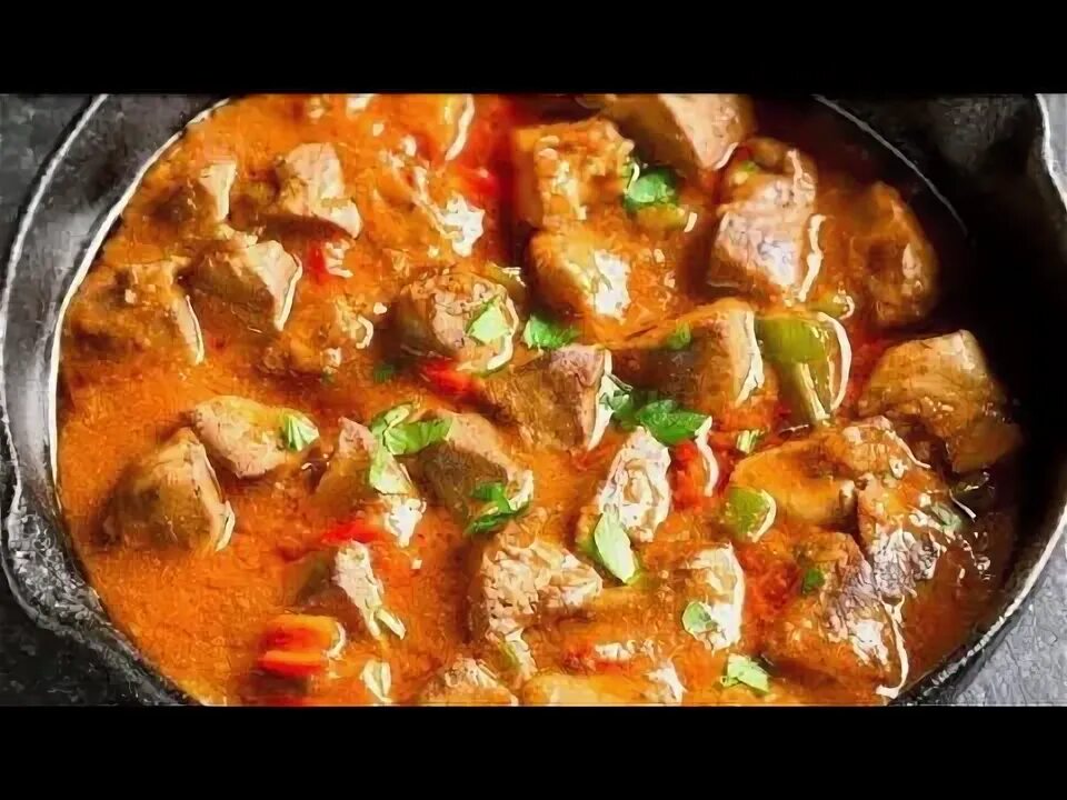 Приготовление гуляша фото HIT! Gulasz wieprzowy z szynki smaczny i szybki Rewelacja pork stew MajkelGotuje