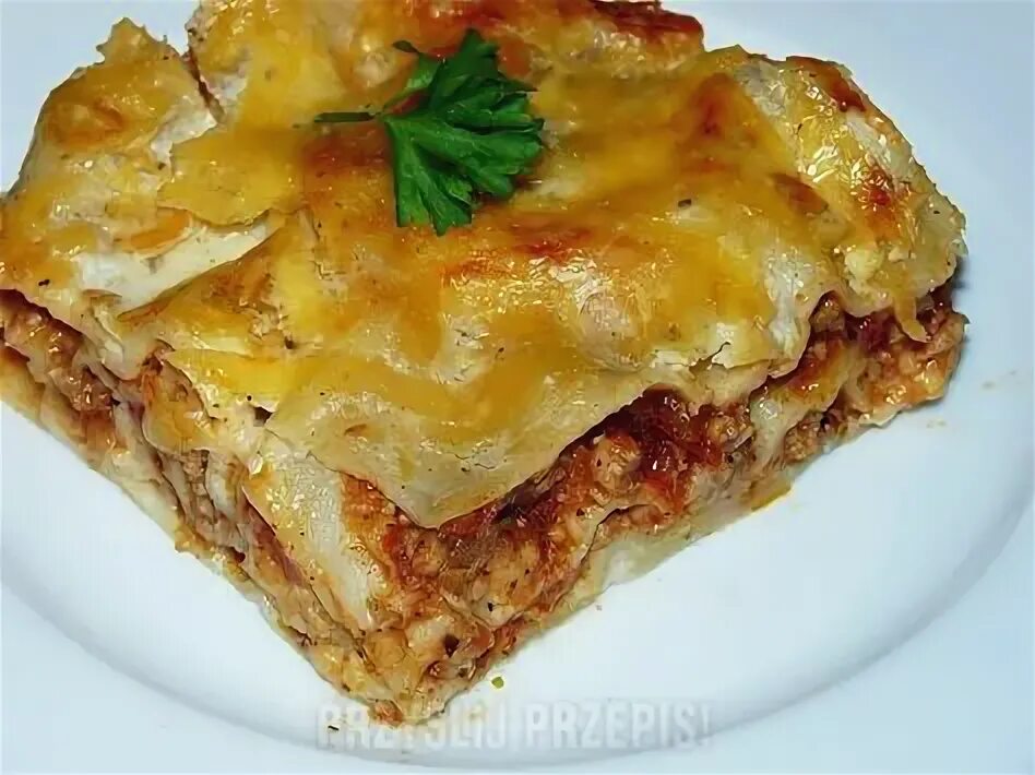 Приготовление лазаньи с фаршем с фото Klasyczna lazania z mięsem mielonym Recipe Pomysły na dania, Przepisy kulinarne,