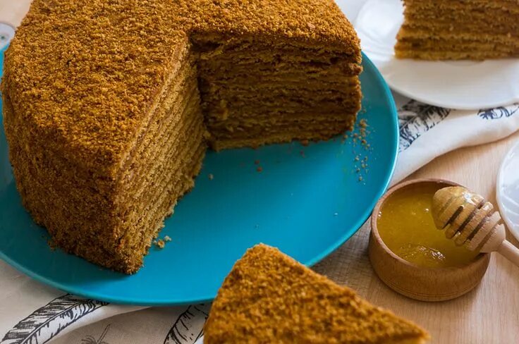 Приготовление медовика пошагово с фото Карамельный медовик Recipe Food, Food inspiration, Caramel cake