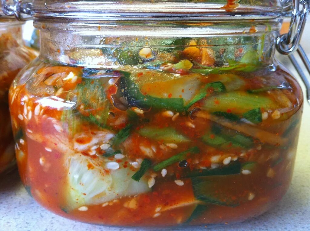 Приготовление на зиму с фото Cucumber Kimchi Flickr