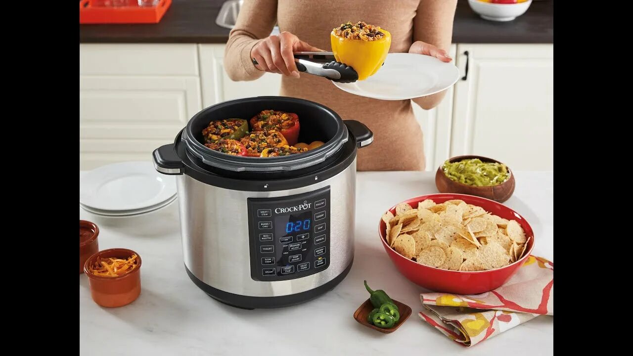 Приготовление с мультиваркой с фото Crock-Pot Express Multi Cooker, CSC051 - YouTube