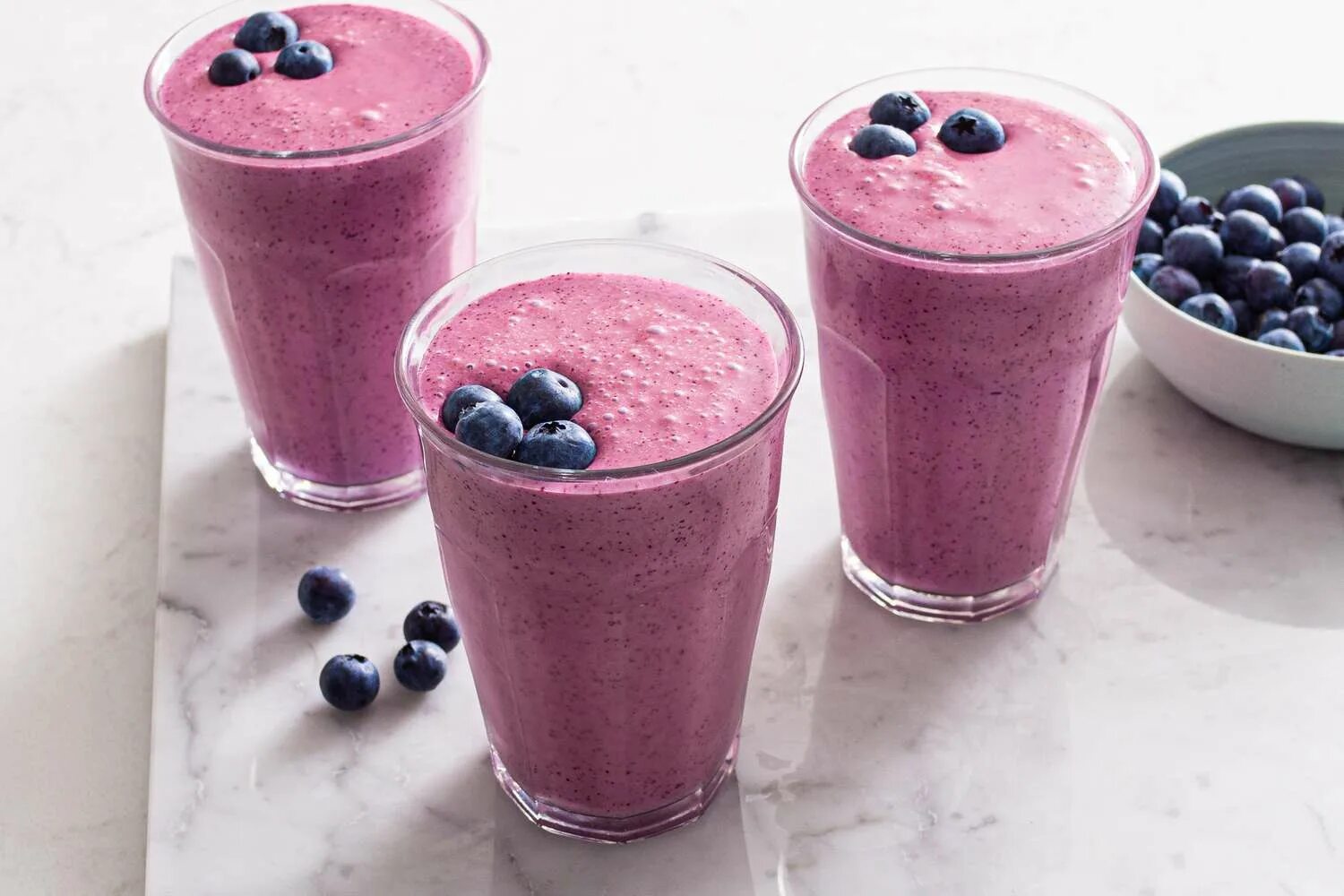 Приготовление смузи фото Blueberry Smoothie Recipe