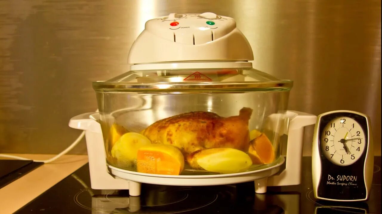 Приготовление в аэрогриле фото Testing a new convection oven - YouTube