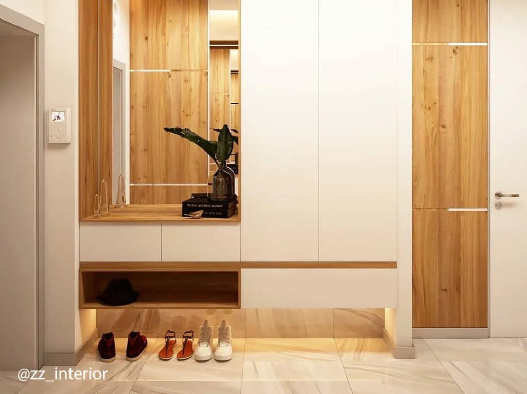 Прихожая 2 метра дизайн фото Practical Tips For a Small Hallway - read news in the field of design and renova